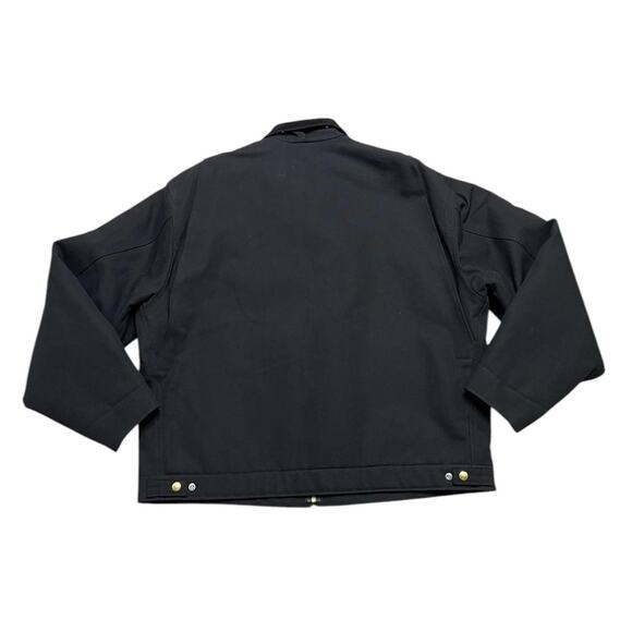 VTG Carhartt J001 Men's XL Black NWT Duck Detroit USA Blanket Lined Jacket - Picture 7 of 8